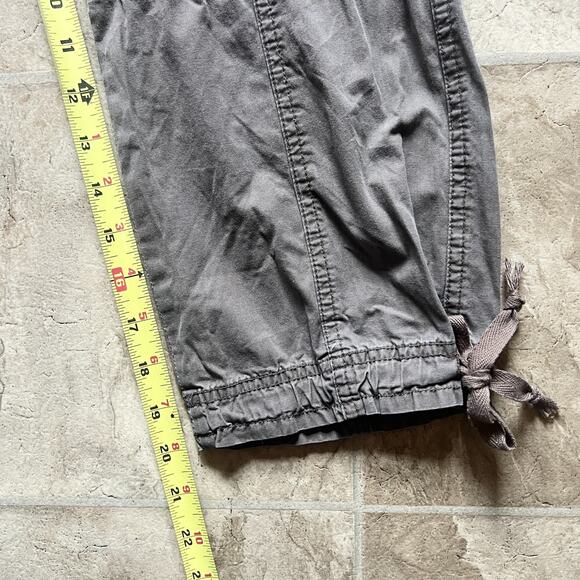 Vtg Y2K SO Wear It Declare It Cargo Capri Pants Low Rise Grunge Skater Outdoor - Picture 7 of 8